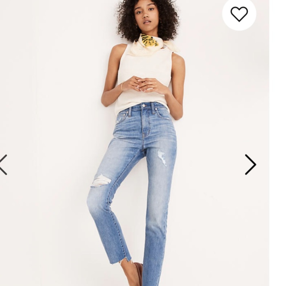 High rise slim boy jeans